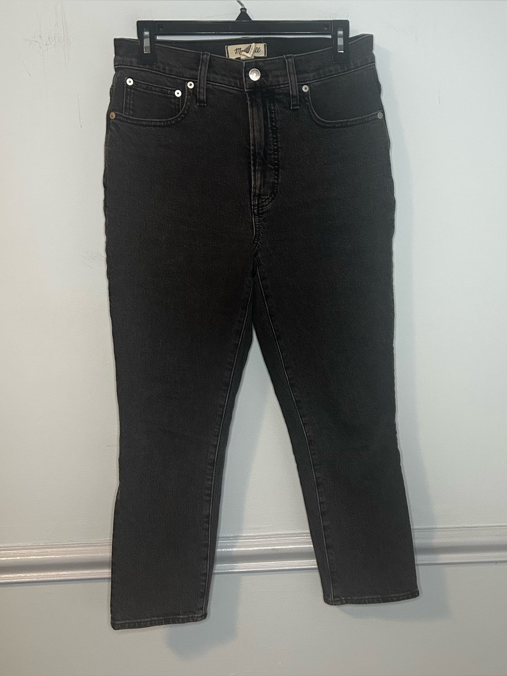 Madewell Black Button-Up The Perfect Vintage Jeans Size 27 Petite
